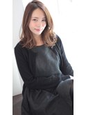 大人かわいい くびれレイヤーミディアム