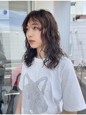 外国人カーリーパーマ