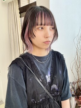 ロマーリ(LOMARLIE) 似合わせウルフカット_インナーカラー