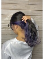 デコヘアー キートス(DECO HAIR kiitos)&nbsp;インナーカラー/ラベンダーカラー：ブルーバイオレット