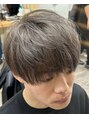 庵 ヘアー(hair) ブリーチ1回で作るミルクティーベージュ！色落ちも綺麗です！