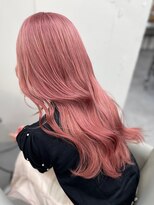 ベレーザ 渋谷(BELEZA)&nbsp;5771ニュアンスカラーホワイトピンク波巻きミルクティーピンク