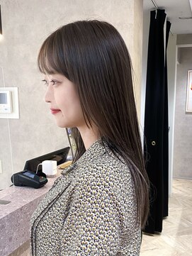 メゾンドイギー(MAISON de IGGY) ブリーチなしWカラーシアーカラーダークアッシュセミディ