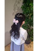 入学式用ヘアセット