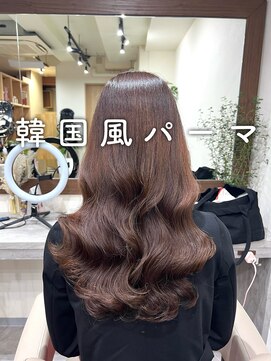 アミー 銀座(Ammy) #コテ巻き風パーマ #パーマロング#韓国風パーマ#デジタルパーマ