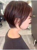 小顔シルキーベージュ似合わせショート
