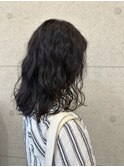ミディアムパーマスタイル