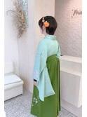 卒業式のヘアセット・はかま着付け 40
