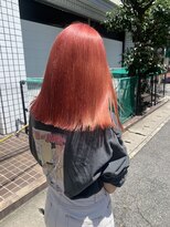 ウニレ バイ センス(unire by sense)&nbsp;【ブリーチ１回】オレンジベージュカラー/飾磨/姫路/英賀保