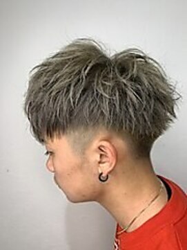 ブルーオーシャン 大牟田店(BlueOcean) vマッシュ　【アシメバング】　サイドパート