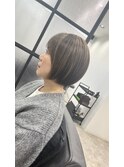 ショート　白髪ぼかし　髪質改善