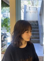 シアン 大須店(CYAN.)&nbsp;ミディアム×ふんわりパーマ