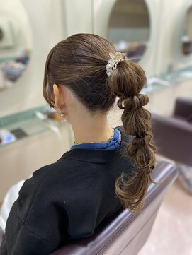 松本平太郎美容室 土浦パートワン(PART1) 土浦×お呼ばれポニーテールアレンジ×10代20代30代40代50代60代