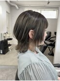 ○ショートウルフカット中性ウルフヘアレイヤーカット表参道