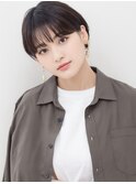 20代30代大人可愛い韓国風レイヤーショートボブアッシュブラック