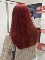 フェイス 伊勢原(FACE。)&nbsp;ダブルカラー Cherry red ！