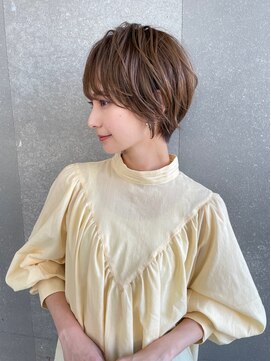 ロンドロゼ 池袋(Lond rose) ♪ミニウルフレイヤーカット顔周り前髪韓国ショートボブ/池袋