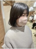 イメチェン、ハッシュカット、似合わせカット、レッドブラウン