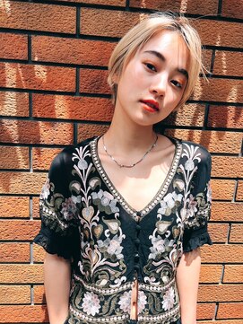 メーヴェ(Mowen) mowen 南堀江　ハイトーン×ハンサムショート