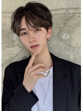 サイン メンズ 渋谷(SIGN men's) フェザーパーマダウンパーマニュアンスパーマセンターパート