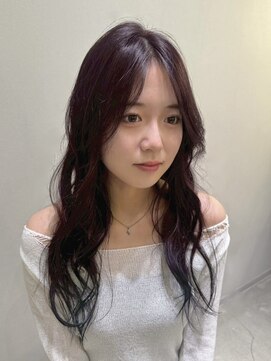 ネイビー グラ ヘアー ストーリー(NAVY gra HAIR STORY) レイヤー×エンドカラー