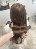 ミディアム暗めデザインカラーフェイスフレーミング《用賀》