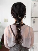 ルーナ(Luna) 長さをいかした◎ふわふわ編みおろし