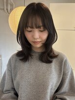 ライン(LINE)&nbsp;レイヤーカット/ミディアムレイヤー/髪質改善
