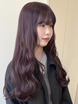 マロ(MALo) ブリーチなしダブルカラー　ラベンダーカラー　春カラー