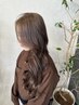 艶めく秋カラー♪+カット＋+Uru艶超音波トリートメント￥14000
