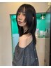 【ウルフカット/ハッシュカット◎】似合わせカット＋クイックTR   