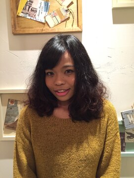 シュエットナオ (chouette. nao) クセを活かしたgirlyパーマ☆