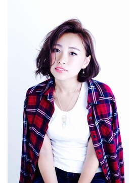 モードケイズ 西宮(MODE K's) 大人かわいい/小顔/斜めバング/アシンメトリー/伸ばしかけ