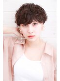 [OCEAN Hair&Life]厚めバング☆ローライト☆フェミニンパーマ☆
