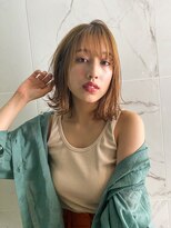 アヴァンスクロス あべのルシアス店(AVANCE.CROSS)&nbsp;シースルーボブ×ブラウンジュ