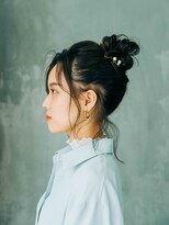 エクファ ヘア リゾート 大津 瀬田店(ex-fa hair resort)&nbsp;【瀬田◆エクファヘアリゾート】こなれお団子アレンジ