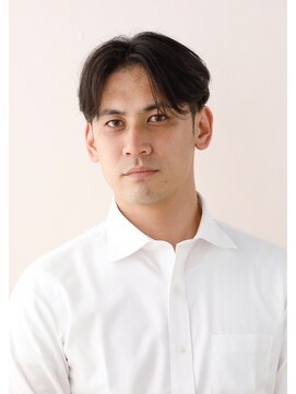 パウダー(powder) センターパート/ツーブロック/ビジネスショート/リクルート