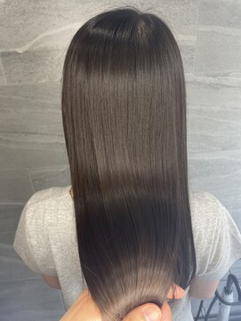 アムネシア 三軒茶屋(AMNESIA) 【菅原遼平】髪質改善/縮毛矯正/カーキグレージュ