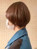 ヘアサロン アプリ(hair salon APPLI) 『 アッシュ系パープル☆　レイヤーで丸みショートボブ 』