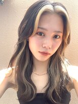 ロンドヴァリー 渋谷店(Lond vallee)&nbsp;前髪なしフェイスフレーミングホワイトベージュ