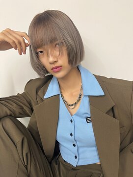 アンドスタイル(&style) 【大名店　江藤】グレージュ　ケアブリーチ