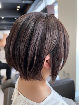 シェリー 仙台(Cherie) 大人可愛い骨格補正小顔ショートボブグレージュ◎20代30代40代