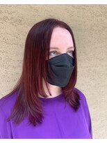 コメル(comeLe)&nbsp;【colorist kina】濃いめボルドーカラー