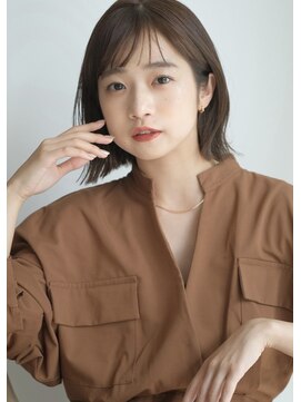 ガーデン オオタカノモリ(garden otakanomori) 20代30代40代大人外ハネミディアム×小顔前髪ありc