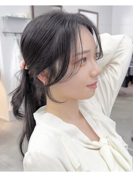 ビューエヒメ(VIEW EHIME) 韓国×顔まわりカット×レイヤーカット×グレージュ