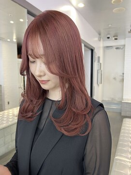 ゲーム 原宿店(GAME) ダブルカラーピンクベージュケアブリーチハイトーン髪質改善