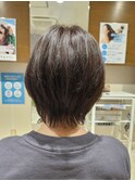 【大人丸みのショートボブ】