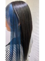アジールヘア 池袋東口店(agir hair)&nbsp;フェイスフレーミングブルーシルバー大人かわいい10代20代池袋