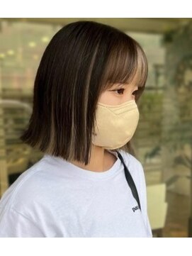 アッシュ 横浜瀬谷店(Ash) インナーカラー×フェイスフレーミング