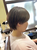ハピネス クローバー 学園前店(Happiness CLOVER)&nbsp;丸みショート/小顔/顔周りカット/レイヤー/白髪/髪質改善/前髪